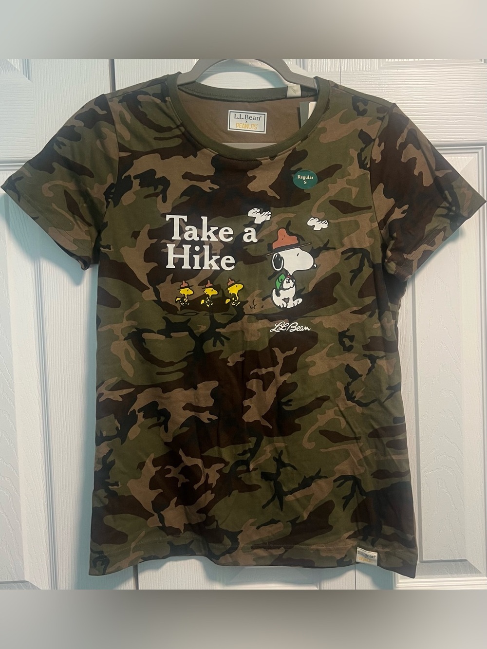 L.L. Bean x Peanuts "Take a Hike" Camouflage T-Shirt